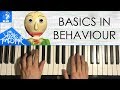 How To Play - Baldi's Basics Song - 