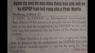 NGIM TIP EI EI BA DON KIBA THMU BAN MIH NOH NAKA HSPDP BAN LEIT IA SOH SHA KA VPP ONG I BAH MARTIL,