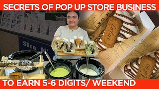 STALL LANG, PERO 50k malinis na kita | SECRETS Sa Pop Up Store Business