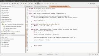 Java Bukkit Plugin Tutorial: Hilly Terrain - SimplexOctaveGenerator [part 01]