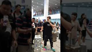 JAY PARK Arrival @ KLIA, Malaysia for Jaypark SEXY4EVA tour 2019