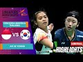 Gregoria Mariska Tunjung (INA) vs An Se Young (KOR) - SF | Singapore Open 2024