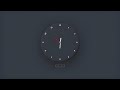 Neumorphic Analog Clock Using HTML, CSS and Javascript