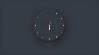 Neumorphic Analog Clock Using HTML, CSS and Javascript