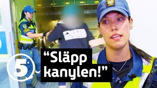 Tunnelbanan | Man som just injicerat heroin omhändertas | Torsdagar 20.00 på Kanal 5