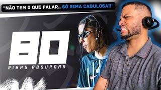 Kevin Carlos REACT - 80 RIMAS ABSURDAS em 2025! ☠️