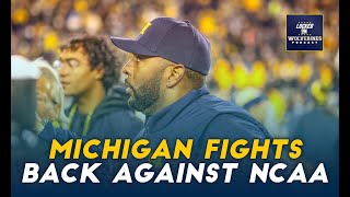 Michigan football responds to and fights back against the NCAA