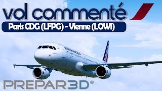 [P3Dv4] Airbus A320 FSLabs - Paris CDG (LFPG) ✈ Vienne (LOWW) - AFR1238