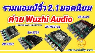 รวมเทคนิคต่อใช้งานแอมป์จิ๋ว2.1ChยอดฮิตWuzhi Audio ZK-TB21,ST21,HT213g,AS21