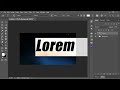 3d text effect in space photoshop tutorial