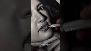 Telugu Actress Shanvi Shrivastava Realistic Drawing #shorts