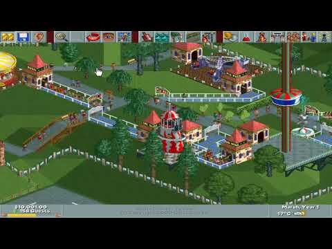 How do you complete Pokey Park on Roller Coaster Tycoon?