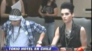 Tokio Hotel Interview Chilevision Santiago, Chile 28.11.2010