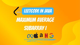 LeetCode Java Solution: Maximum Average Subarray I | Sliding Window Explained 🚀