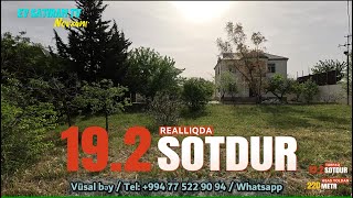 🌟Novxanıda, Yola Yaxın 🌳19 Sotda 🏡Bağ Evi Satılır / Недвижимость в Баку / EV SATIRAM TV/ bag evleri