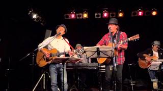 SHIME \u0026 酒井康平 w/ 西海孝、宇戸俊秀 - Simon and Garfunkel Cover - Back in Town