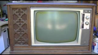 RCA VIctor CTC28 Color Tube Television Repair Restore Return To Life Part 2/3