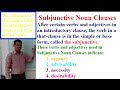 Learning English Grammars: Subjunctive Noun Clauses (Part 4)