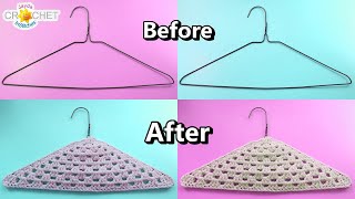 Clothes Hanger Covers Crochet Pattern & Tutorial