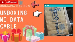 Mi USB cable unboxing | Flipkart | Mi USB cable 1.2m unboxing | Mi cable reviews hindi