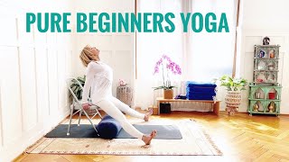 Pure Beginners Chair Yoga | Gentle, Loving and Healthy | 43 min | Beginner Level