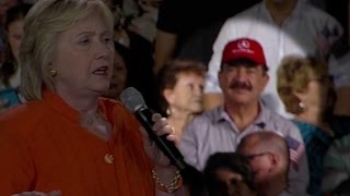 Orlando gunman's father seen at Clinton rally