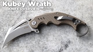 Kubey Wrath Folding Karambit Knife 5-Minute Overview | Jimping with Jacrispy