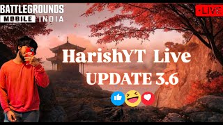 NON GYRO GAMEPLAY || BGMI 3.6 UPDATE IS HERE | Road to 350Subs||#bgmilive#HarishYT live