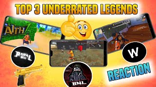 🔥Reaction on Underrated Players of India Server🔥@nowuokff@busterff@sharpff