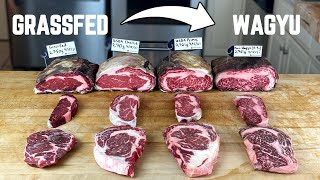 What benefits most from DRY AGING? Grass-fed, Choice, Prime, Wagyu