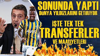 SONDAKİKA İşte Fenerbahçe'de Transferde Son Durum! Süper Lig Rekoru ve YILDIZLAR...
