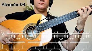 How to play Flamenco Guitar | Alzapúa-04 | آموزش رایگان گیتار فلامنکو | تکنیک آلثاپوا