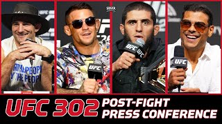 UFC 302: Makhachev vs Poirier Post-FIght Press Conference | MMA Fighting
