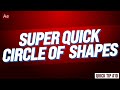 SUPER QUICK Circle of SHAPES in After Effects | Adobe Tutorial