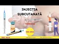 Injecția subcutanată (Tehnica AMG)