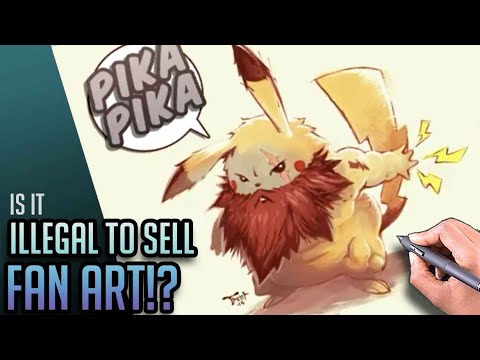 Is it illegal to sell drawings?