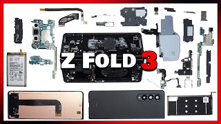 Samsung Galaxy Z Fold 3 5G Disassembly Teardown Repair  Review