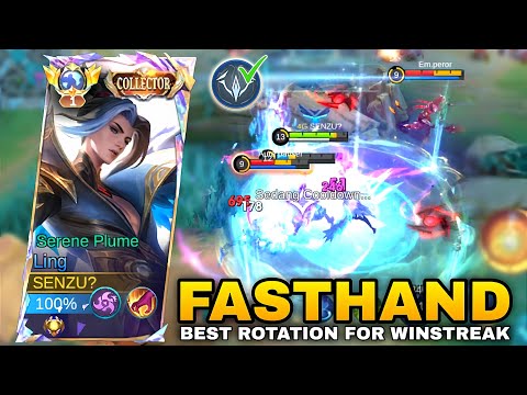 LING FASTHAND SUPER AGRESIVO – MEJOR ROTACIÓN PARA OBTENER WINSTREAK – Ling Top Global Mobile Legends