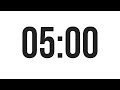 5 MINUTE TIMER - COUNTDOWN TIMER (MINIMAL)