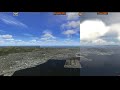 prepar3d v5 vs 4.5 sky u0026 water comparison 4k h24 scenario