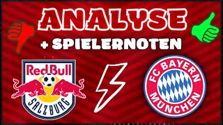 Analyse Spielerbewertung + Pressekonferenz RB Salzburg vs Fc Bayern München