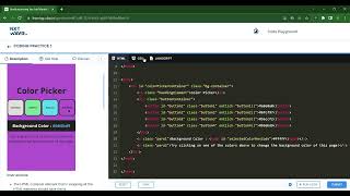 Color Picker | Coding Practice 1 | Introduction to JS & Variables | NxtWave | ccbp 4.o