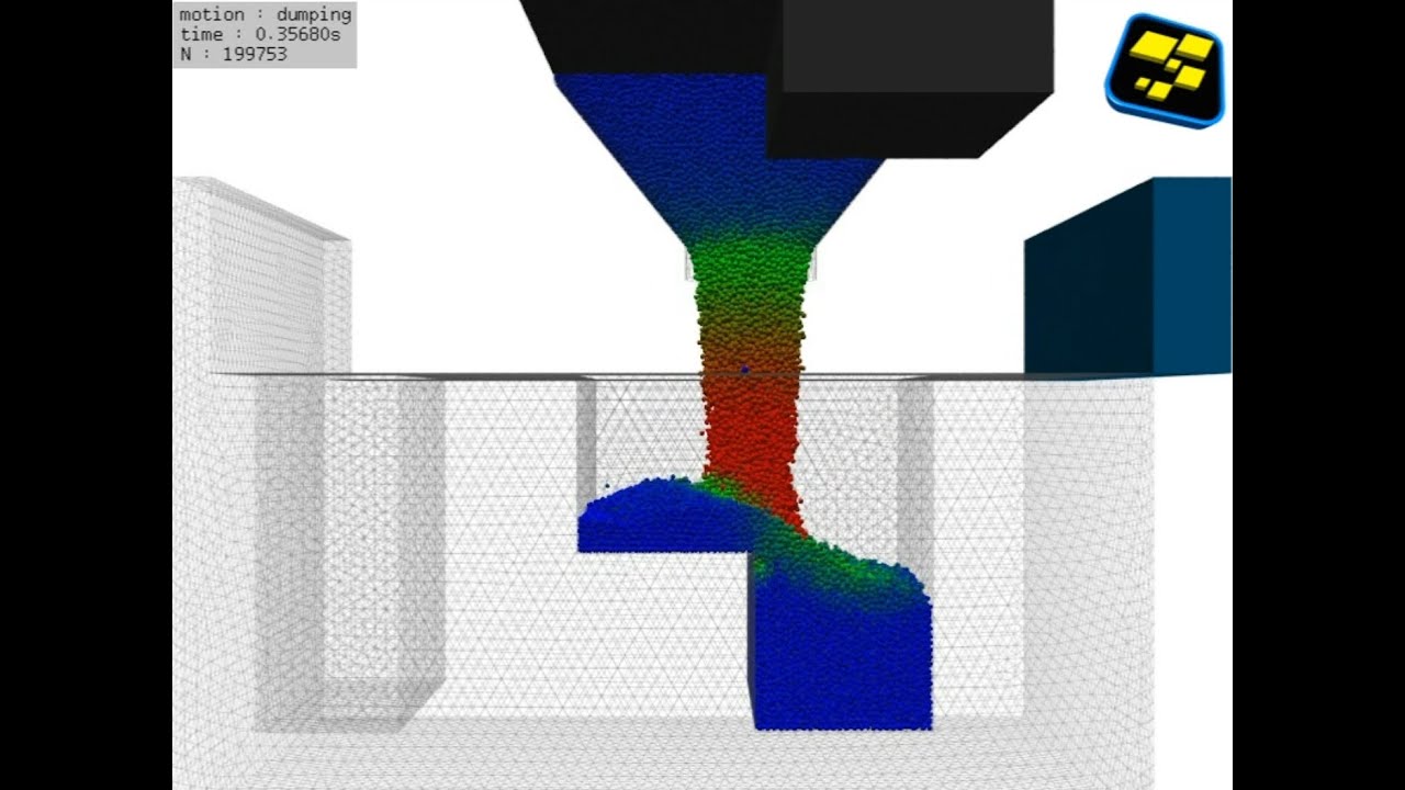 Samadii/DEM: Sintering Process Simulation (CUDA) - YouTube