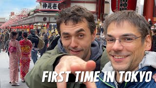 First time in Tokyo (Japan trip) (浅草) Kaminarimon Gate (雷門) 外国人、初めての日本。明治神宮。秋葉原。浅草寺。