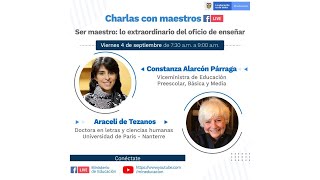 Charlas con maestros - 'Ser maestro: lo extraordinario del oficio de enseñar'