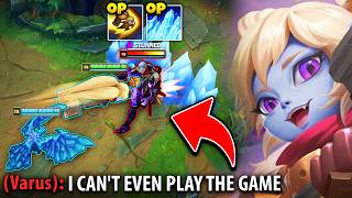 The Most BROKEN bot lane in League of Legends... (THEY COULDNT PLAY)