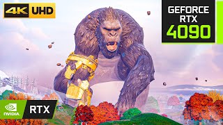 Fortnite KONG EVENT Gameplay | RTX 4090 + 4K MAX Settings + Ray Tracing ON