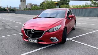 正2016年 Mazda 3 5D 2.0尊榮安全型 紅色 實車實價 保證全台最便宜 只售51.8萬 (131)