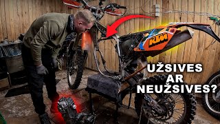 KTM 400 remontas: lemtingas momentas – Garažo kronikos 2 dalis 🔧