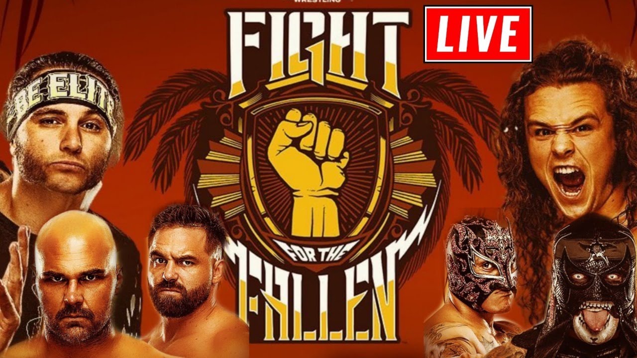 AEW FIGHT FOR THE FALLEN 2020 Livestream - Full Show Live Reaction ...